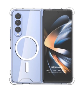 Microsonic Samsung Galaxy Z Fold 4 Kılıf MagSafe Clear Soft Şeffaf (Renksiz)