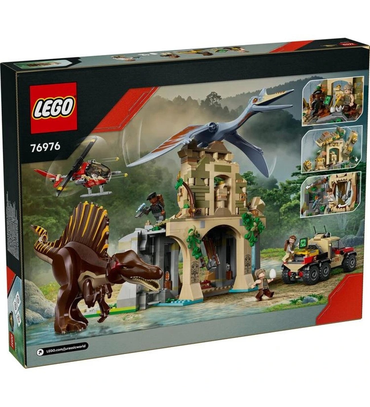 LEGO 76976 JURASSIC WORLD SPINOSAURUS QUETZALCOATLUS AIR MISSION