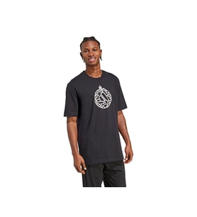 adidas M Hol Met T Erkek Günlük Tişört JM6437 Siyah