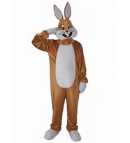 Bugs Bunny Tavşan Kostümü Yetişkin (Kahverengi)
