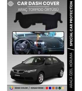 KİA CERATO (2008-2012) Torpido Örtüsü Ön Panel Torpido Koruma Tam Uyum Tam Uyum Kaymaz Kolay Montaj