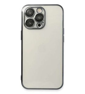 iPhone 14 Pro Kılıf Razer Lensli Silikon - Siyah