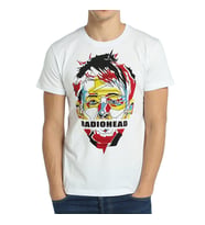 Bant Giyim - Radiohead Beyaz Erkek T-shirt Tişört
