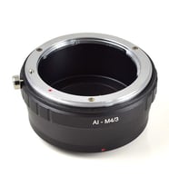 OLYMPUS M4/3, MİCRO 4/3 İÇİN NİKON LENS ADAPTÖRÜ (Siyah)