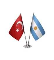 Arjantin İkili Masa Bayrağı
