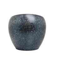 Bitki Tasarımı Gri Granit Toprak Saksı Saksılık Salon Çiçeklik - 15 CM