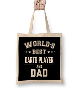 Fathers Day World's Best Drinker And Dad Bez Çanta Uzun Saplı