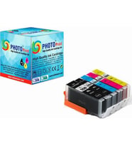 Photo Print 550-551XL pıxma IX6850-PIXMA IP8750 5'li Muadil Kartuş Seti