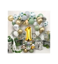 Çıtıpıtıstore Safari Temalı 1 Yaş Doğum Günü Balon Seti