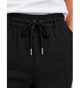 Keten Erkek Beli Bağlamalı Casual Jogger Pantolon 7734