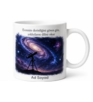 Astrofotoğrafi Yapanlara Uzay Derinliği Teleskop Samanyolu Kupa Bardak Hediye