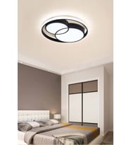 ARTELUZ Modern 3 renk kumandalı Çift Yuvarlak Plafonyer Led Tavan Avize