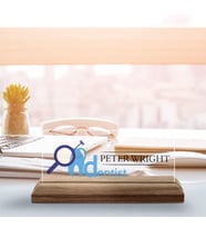 BK Gift Kişiye Özel İsimli Diş Hekimi Temalı Ahşap Tabanlı Akrilik Masa İsimliği-4, Ofis Dekoru, Mesleki Hediye, Ofis Hediyeleri