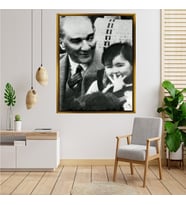 ÇERÇEVELİ ATATÜRK TABLO S457