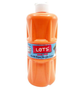 Lets Akrilik Boya 500 ml Turuncu