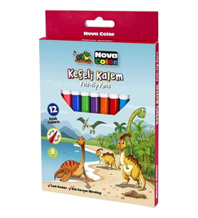 NOVA COLOR NC-871 12'Lİ KEÇELİ KALEM SETİ