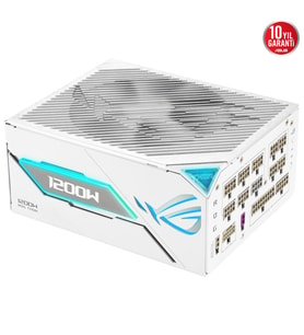 ASUS ROG THOR 1200W Platinum III White Edition Gaming OLED 80Plus Platinum ATX 3.1/PCIe 5.1 Full Modüler Güç Kaynağı