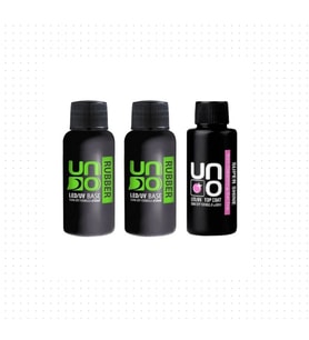 Fontenay Profesyonel Uno Rubber Base Coat X2 & Uno Super Shine Top Coat 50ML 3'Lü Set