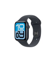 Apple Watch SE 3 GPS, 44mm Gece Yarısı Alüminyum Kasa ve Gece Yarısı Spor Kordon - S/M