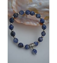 STONEAGE JEWELLERY Sodalit Doğal Taşından Bileklik