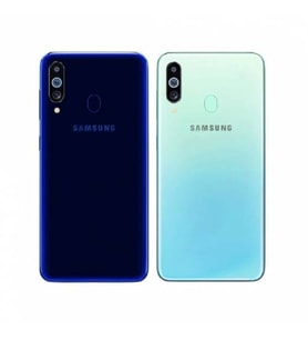 Samsung M40 SM-M405F Arka Pil Batarya Kapak (Mavi)