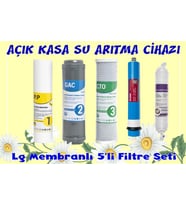 Açık Kasa Su Arıtma Filtresi Seti 5 Li Lg Mebran Filtre Seti