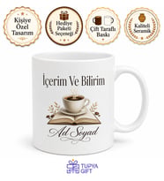 İçerim Ve Bilirim İngilizce Kahve Kupası Hediye