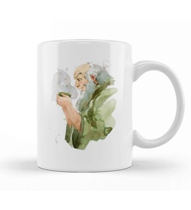 Avatar Uncle İroh Tea Kupa Bardak Porselen