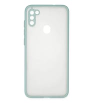 Mey İthalat® Samsung Galaxy A11 Kılıf Montreal Silikon Kapak - Turkuaz