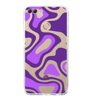 PrintiFy Huawei Y9 2018 Uyumlu Kamera Korumalı Renkli Desen Tasarımlı Şeffaf Silikon Kılıf