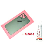Tkgz İPhone 11 PRO Arka Pil Batarya Kapağı (CAM+B-7000) YEŞİL