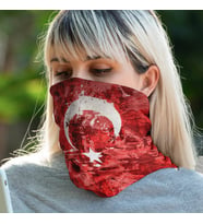 Ayyıldızlı Bayrak Motorcu Bandanası Boyunluk