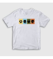 Presmono Unisex Çocuk Beyaz Chars Anime Avatar The Last Airbender T-Shirt 262318tt (Beyaz)