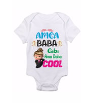 Kız Patron Bebek Baskılı Body Zıbın