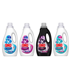 Omo Sıvı Deterjan 1500 ml Beyazlar-Siyahlar-Renkliler-Beyazlar ve Renkliler 4 lü Set