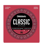 D'Addario EJ27N Classics Serisi Klasik Gitar Tel Seti (4/4 Ölçek - Normal Tension - Gümüş Sarım)