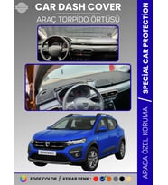 DACIA SANDERO EKRANSIZ BJI KASA (2021-2024) Torpido Örtüsü Ön Göğüs Koruma Araca Özel Tam Uyum