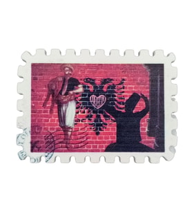 Arnavutluk Temalı Pul Magnet (Karışık)