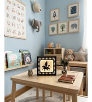 Dekoratif Pegasus Temalı Ahşap LED Gece Lambası