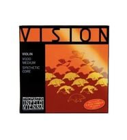 Thomastik VI100 3/4 Vision 3/4 Set Keman Teli Sentetik Çekirdek, Öğrenciler İçin Hızlı Akort Kararlılığı ve Parlak Ton
