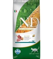 N&D Ancestral Grain Düşük Tahıllı Hindi Eti ve Narlı Kısırlaştırılmış Kedi Maması 10 kg