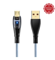 ScHitec 6A 120W UsbA to Micro 1Metre Hızlı Data ve Şarj Kablosu Mavi YK232M