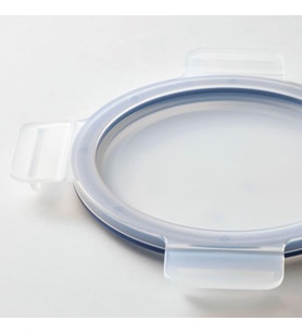Saklama kabı kapağı, plastik, yuvarlak