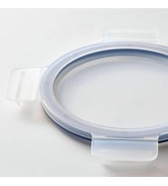 Saklama kabı kapağı, plastik, yuvarlak