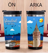 İstanbul Tasarımlı Fotoğraflı Termos