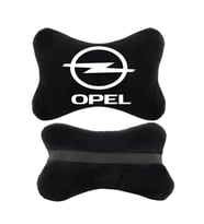 Opel Siyah Ortopedik Oto Boyun Yastığı Koltuk Yastığı Boyun Yastığı Papyon Yastık 2 Adet