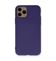 İphone 11 Kılıf Nano İçi Kadife - Mor