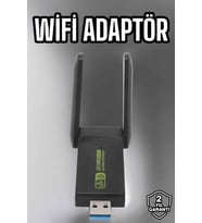 Wifi Adaptör Çift Bantlı Kablosuz Wifi Adaptörü