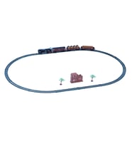 Oyuncak Tren Seti Rail King Klasik Tren 104 Cm 23 Parça Işıklı