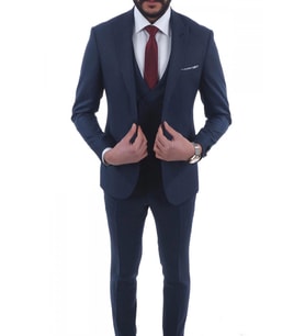 Jan Carlucci Slimfit Yelekli Drop 6 Takım